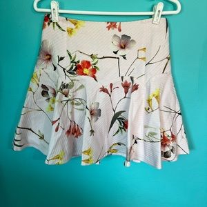 Ted Baker Flirty Floral Mini Skirt
